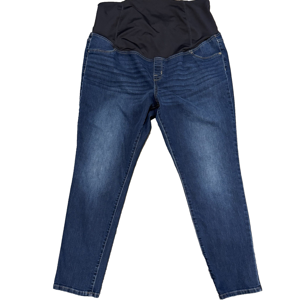 Isabel Maternity Jeans Size 18/34R Blue Denim Medium Wash